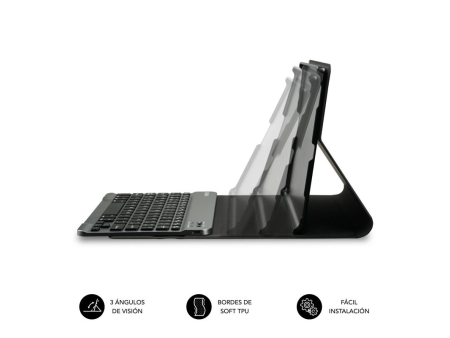 Funda con Teclado Subblim Keytab Pro Bluetooth para Lenovo Tab M11 de 11'/ Negra