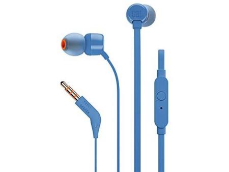 Auriculares Intrauditivos JBL Tune 110/ con Micrófono/ Jack 3.5/ Azules