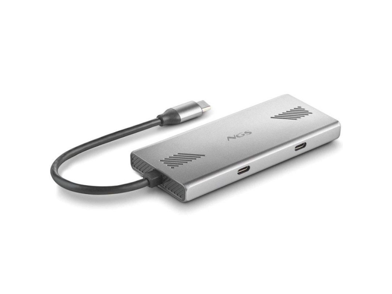 Hub USB Tipo-C NGS WonderDuo-C / 2xUSB/ 2xUSB Tipo-C