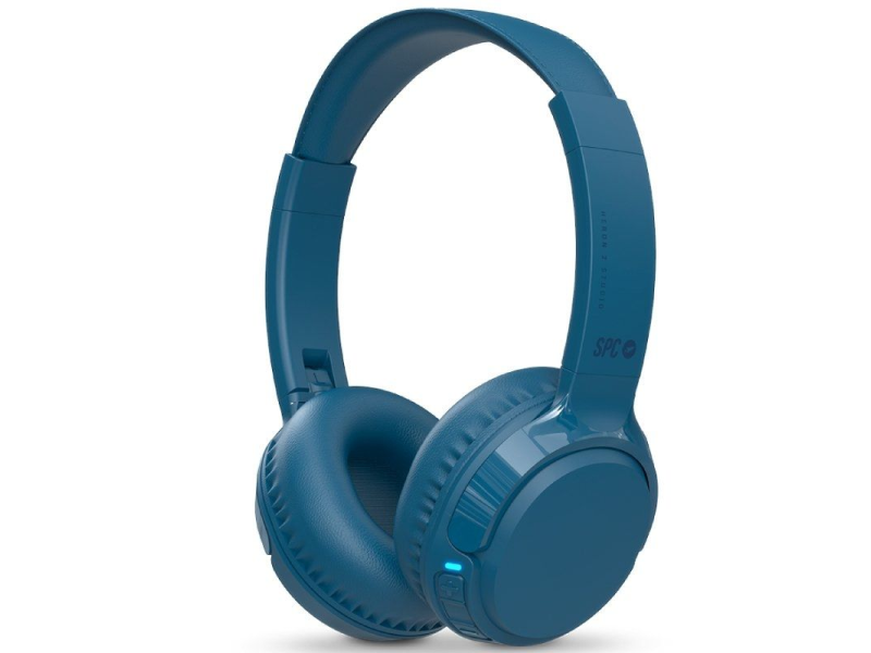 Auriculares Inalámbricos SPC Heron 2 Studio/ con Micrófono/ Bluetooth/ Azules