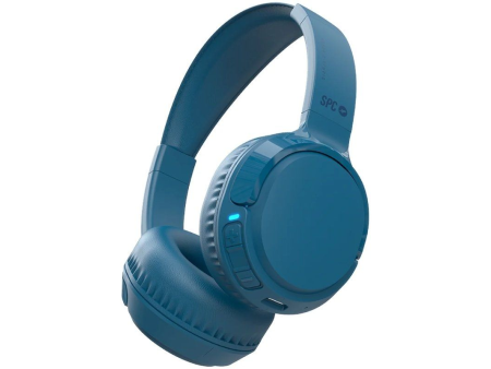 Auriculares Inalámbricos SPC Heron 2 Studio/ con Micrófono/ Bluetooth/ Azules