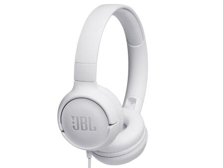 Auriculares JBL Tune 500/ con Micrófono/ Jack 3.5/ Blancos