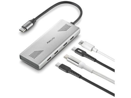 Hub USB Tipo-C NGS Wonder4-C/ 4xUSB Tipo-C