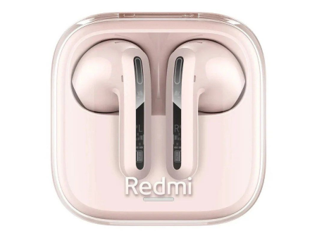 Auriculares Bluetooth Xiaomi Redmi Buds 6 Active con estuche de carga/ Autonomía 6h/ Rosa