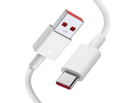 Cable USB Xiaomi 6A Type-A to Type-C/ USB Macho - USB Tipo-C Macho/ 1m/ Blanco