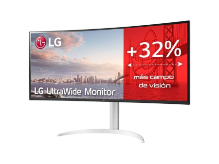 Monitor Profesional Ultrapanorámico LG UltraWide 34WQ650-W 34'/ WFHD/ Multimedia/ Regulable en Altura/ Plata y Blanco