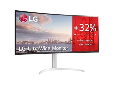 Monitor Profesional Ultrapanorámico LG UltraWide 34WQ650-W 34'/ WFHD/ Multimedia/ Regulable en Altura/ Plata y Blanco