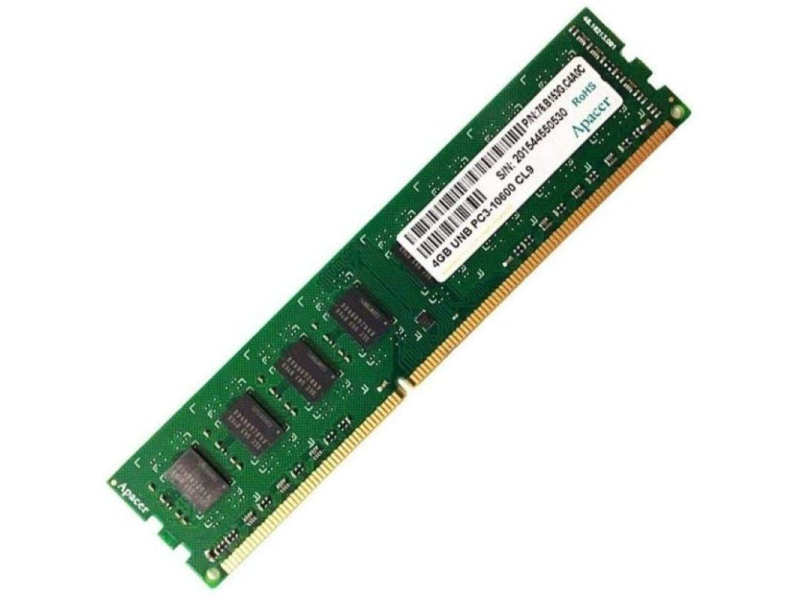 Memoria RAM Apacer 4GB/ DDR3/ 1333MHz/ 1.5V/ CL9/ DIMM