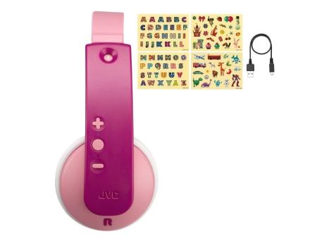 Auriculares Infantiles Inalámbricos JVC Tinyphone HA-KD10W/ Bluetooth/ Rosas