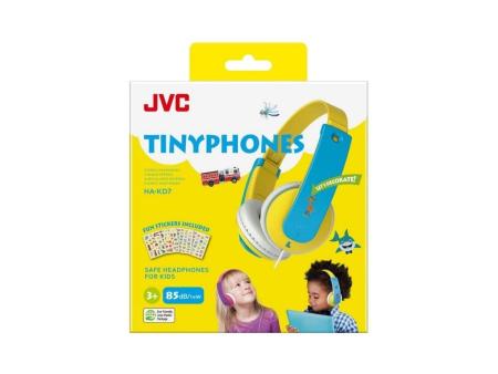 Auriculares Infantiles JVC HA-KD7/ Jack 3.5/ Amarillos