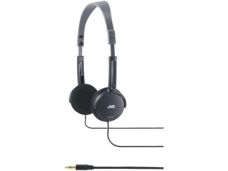 Auriculares JVC HA-L50/ Jack 3.5/ Negros