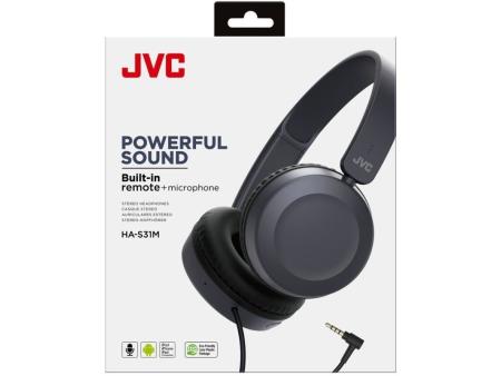 Auriculares JVC HA-S31M/ con Micrófono/ Jack 3.5/ Azules