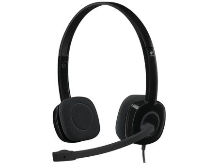 Auriculares Logitech H151/ con Micrófono/ Jack 3.5/ Negros