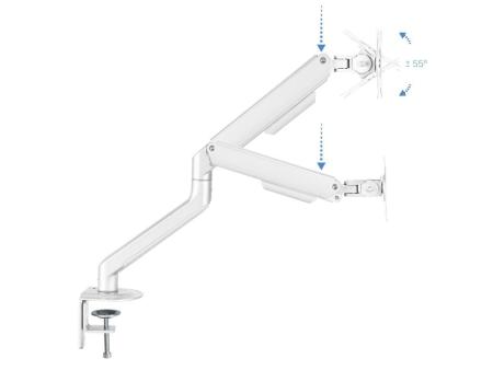 Soporte para Monitor TooQ DB4032TNR-W/ hasta 9kg