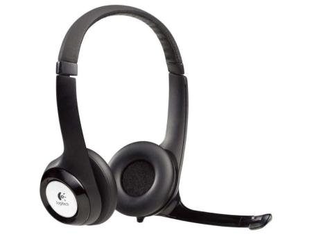 Auriculares Logitech H390/ con Micrófono/ USB/ Negros