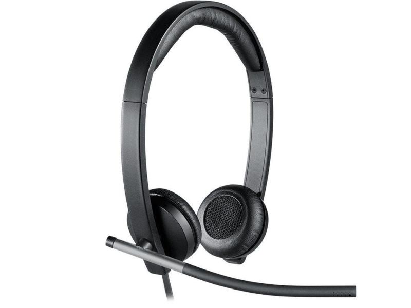 Auriculares Logitech H650e/ con Micrófono/ USB/ Negros