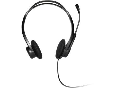 Auriculares Logitech Headset PC 960/ con Micrófono/ USB/ Negros