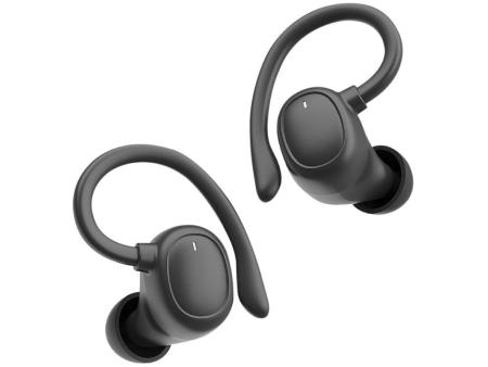 Auriculares Deportivos Bluetooth Muvit iO Smart True Wireless Sport ENC con estuche de carga/ Autonomía 6h/ Negros