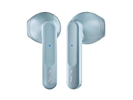 Auriculares Bluetooth NGS Ártica Move con estuche de carga/ Autonomía 7h/ Azules