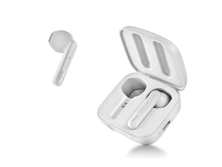 Auriculares Bluetooth NGS Ártica Move con estuche de carga/ Autonomía 7h/ Blancos