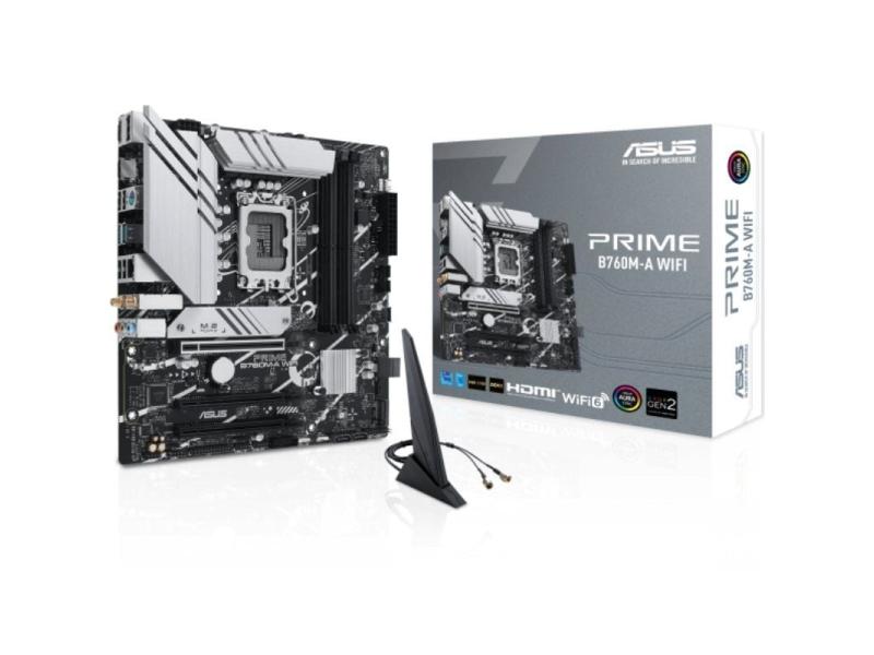 Placa Base Asus PRIME B760M-A WIFI Socket 1700/ Micro ATX