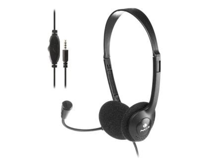 Auriculares NGS MS103 MAX/ con Micrófono/ Jack 3.5/ Negros