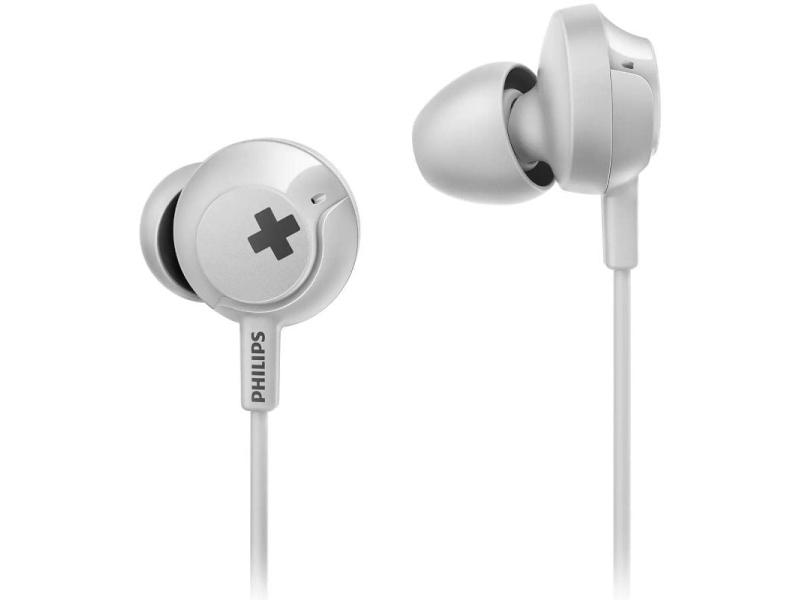 Auriculares Intrauditivos Philips SHE4305WT/ con Micrófono/ Jack 3.5/ Blancos