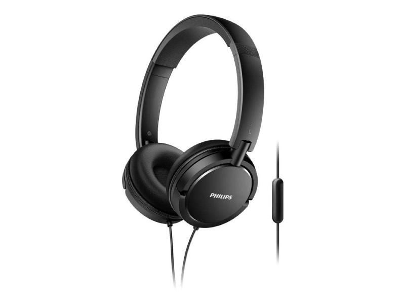 Auriculares Philips SHL5005/ con Micrófono/ Jack 3.5/ Negros