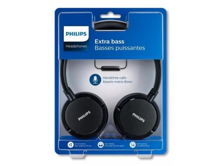 Auriculares Philips SHL5005/ con Micrófono/ Jack 3.5/ Negros