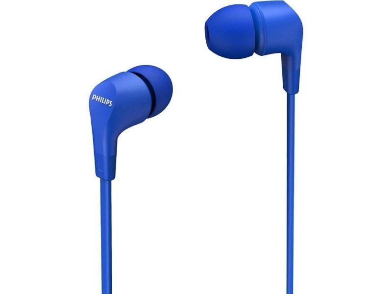 Auriculares Intrauditivos Philips TAE1105BL/ con Micrófono/ Jack 3.5/ Azules