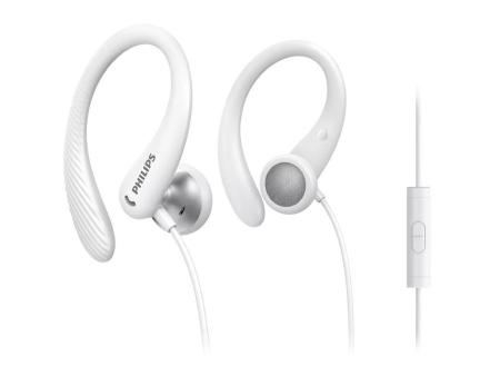 Auriculares Deportivos Philips TAA1105WT/ con Micrófono/ Jack 3.5/ Blancos