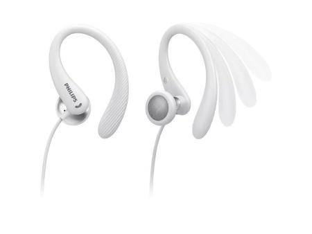 Auriculares Deportivos Philips TAA1105WT/ con Micrófono/ Jack 3.5/ Blancos