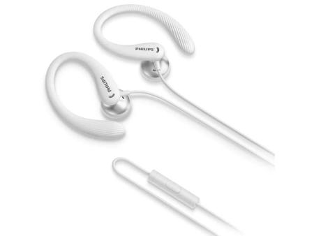 Auriculares Deportivos Philips TAA1105WT/ con Micrófono/ Jack 3.5/ Blancos