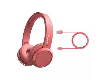 Auriculares Inalámbricos Philips TAH4205/ con Micrófono/ Bluetooth/ Rojos