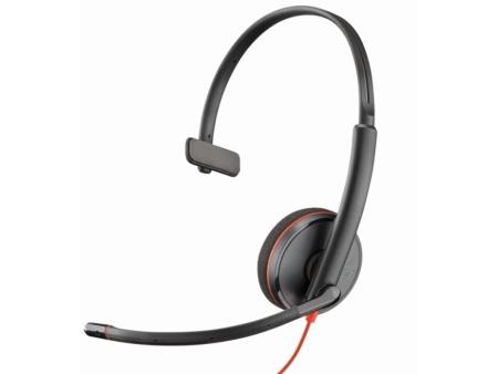 Auriculares Plantronics Blackwire C3210/ con Micrófono/ USB/ Negros