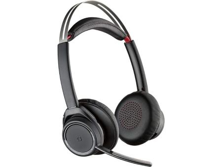 Auriculares Inalámbricos Plantronics Voyager Focus UC/ con Micrófono/ Bluetooth/ USB/ Negros