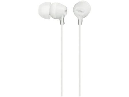 Auriculares Intrauditivos Sony MDR-EX15AP/ con Micrófono/ Jack 3.5/ Blancos