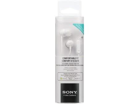 Auriculares Intrauditivos Sony MDR-EX15AP/ con Micrófono/ Jack 3.5/ Blancos