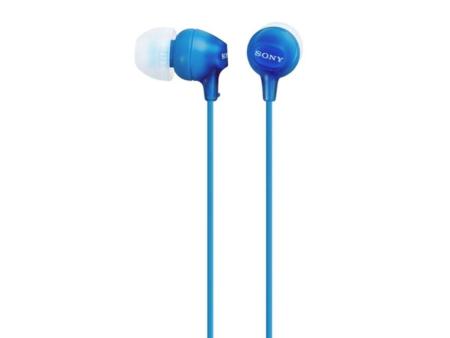 Auriculares Intrauditivos Sony MDR-EX15APLI/ con Micrófono/ Jack 3.5/ Azules