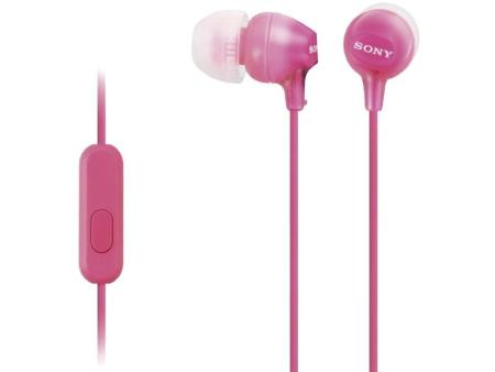 Auriculares Intrauditivos Sony MDR-EX15APPI/ con Micrófono/ Jack 3.5/ Rosas