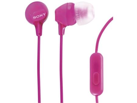 Auriculares Intrauditivos Sony MDR-EX15APPI/ con Micrófono/ Jack 3.5/ Rosas