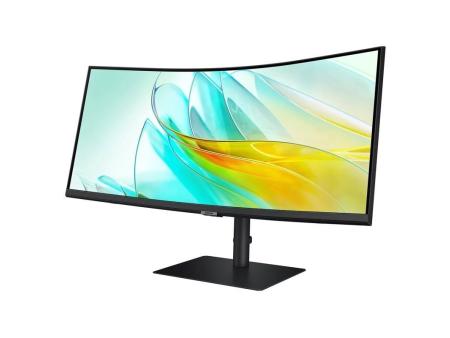 Monitor Profesional Ultraparonámico Curvo Samsung ViewFinity S6 S34C652UAU 34'/ UWQHD/ Multimedia/ Negro