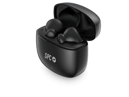 Auriculares Bluetooth SPC Zion 2 Play con estuche de carga/ Autonomía 7h/ Stick Corto 30mm/ Negros