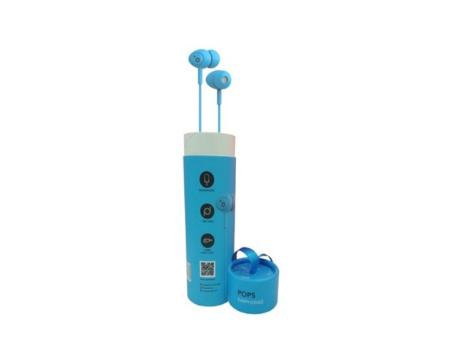 Auriculares Intrauditivos Sunstech Pops/ con Micrófono/ Jack 3.5/ Azules