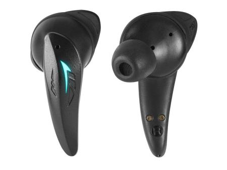 Auriculares Bluetooth Mars Gaming MHI-Ultra con estuche de carga/ Autonomía 7-8h/ Negros