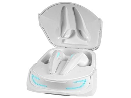 Auriculares Bluetooth Mars Gaming MHI-Ultra con estuche de carga/ Autonomía 7-8h/ Blancos