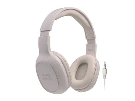 Auriculares Inalámbricos Mars Gaming MHW-ECO/ con Micrófono/ Bluetooth/ Jack 3.5/ Gris