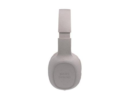 Auriculares Inalámbricos Mars Gaming MHW-ECO/ con Micrófono/ Bluetooth/ Jack 3.5/ Gris