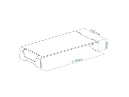 Soporte para Monitor TooQ TQMR0004/ hasta 20kg