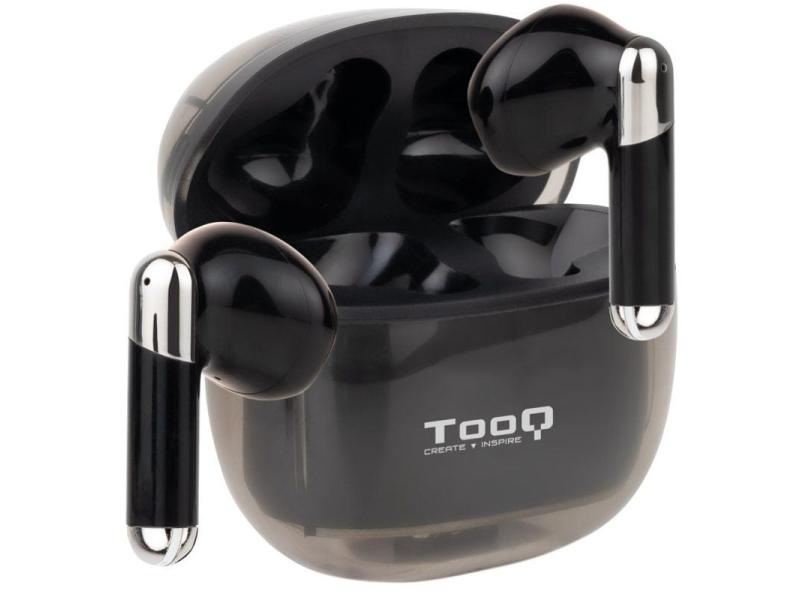 Auriculares Bluetooth TooQ Onyx TQBWH-0054B con estuche de carga/ Autonomía 4h/ Negros